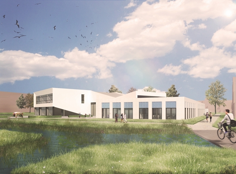 Foto's nieuwbouw Shri Krishna School
