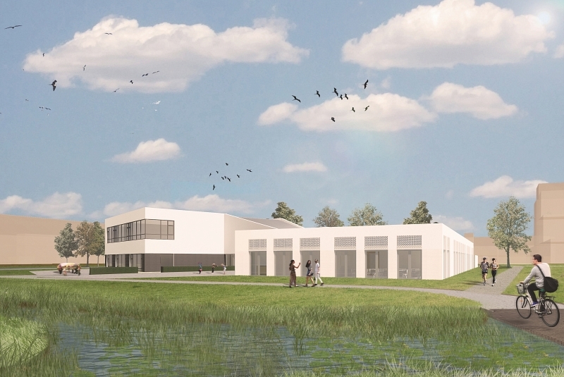 Samen bidden bij start nieuwbouw Shri Krishna basisschool Utrecht