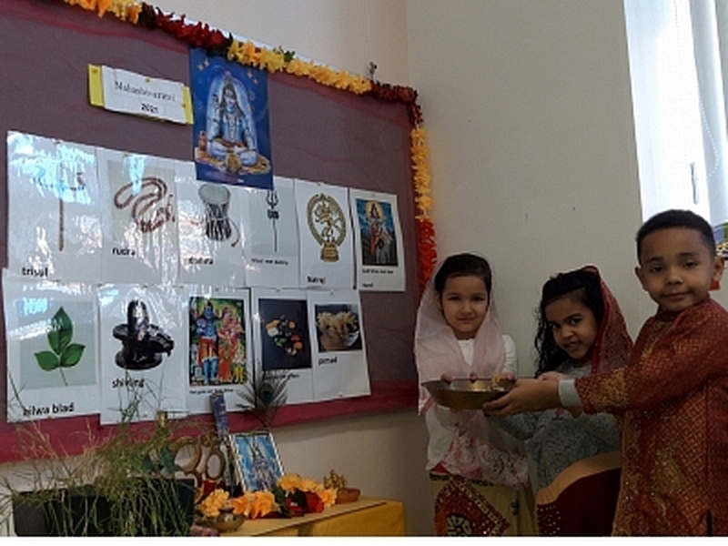 Maha Shivratri in de klas