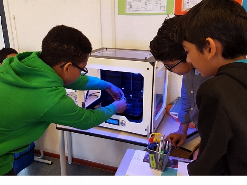 3D printen op de Shri Laksmi School
