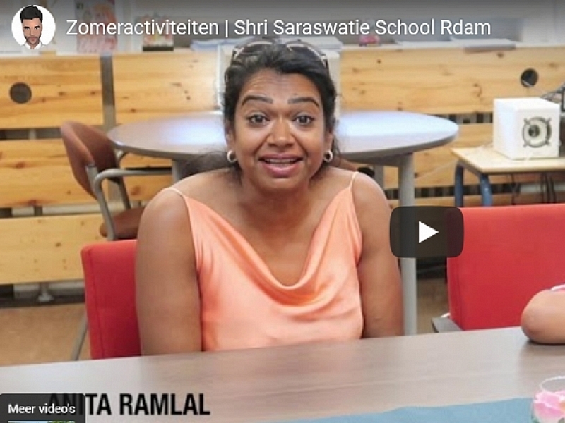 Zomeractiviteiten op de Shri Saraswatie School